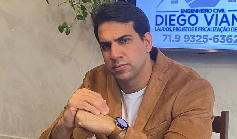 Diego Viana, engenheiro civil responsável técnico da Diego Viana Engenharia